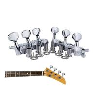 Guitar Machine Heads Botón, Tallos de cuerda de bloqueo | 1:18 Accesorios para instrumentos musicales,Guitar String Winders Bridge Parts For Women Men, Modern 10 mm Headstock Gale
