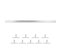 Guitar Neck Gauge & String Action Ruler Set | Stainless Steel Resilient Fretboard Tool | T - Type Height Ruler for Electric/Acoustic Guitars/Bass