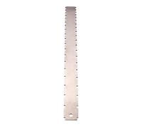Guitar Neck Notched Ruler, 16.5 pulgadas Precision Straight Edge Tool, 43 x 40 x 46 x 0,08 cm, cuerda de acero inoxidable, calibre de acción para guitarras Luthiers, eléctricas, acústicas y bajas