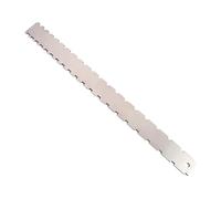 Guitar Notched Straight Edge, Guitar Accessories 16,5 pulgadas Stainless Steel Gauge Ruler, 16,54 x 1,46 x 0,08 pulgadas Precision Luthier Tool for Neck and Fretboard Maintenance