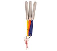 Guitar Nut Slotting File Set, Stainless Steel Electric Guitar Nut Files, 3 Piece Portable Pitch Adjustment Tool with Handles for Guitar Maintenance and Repair