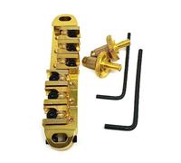 Guitar O Matic Roller Saddle Bridge con juego de llaves Repuestos LP 6 cuerdas Electric Bridge Parts