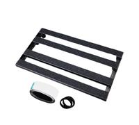 Guitar Pedalboard, Compact Effects, Sturdy Instrument Accessory, Lightweight Metal Construction, Space-Saving Design, for Music Lovers, Live Performances, Studio Recording