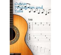 Guitar Pentagram and Tabs: A4 Notebook with alternating Pentagram and Tablature - 100 pages to write all your songs