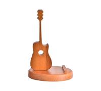 Guitar Phone Holder - Acoustic Guitar Shaped Phone Stand, Stylish Wooden Desktop Cradle, Uniquee Musical Decor Accessory, Functional Mobile Holder | Guitars Fans, Creative Workspacee Home Studio Setup