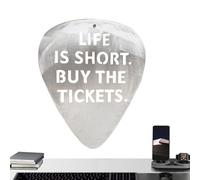 Guitar Pick Decoración de pared, decoración rústica duradera | Decoración de arte musical para la pared - Para amantes de la música idea de regalo dormitorio estudio