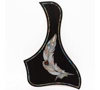 Guitar Pick Guard, Golpeador de guitarra acústica palisandro macizo, incrustaciones abulón ForTaylor, adhesivo 300cm, 27 patrones(SN27)