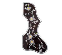 Guitar Pick Guard, Golpeador de guitarra for J-200 SJ-200, placa raspadora autoadhesiva 2 mm, se adapta a 41-42 pulgadas(D-style)