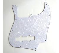 Guitar Pick Guard, Golpeador for bajo Jazz J de 4 cuerdas multicolor for Reemplazo EE.UU./México(2-White Pearl)