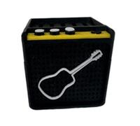 Guitar Pick Paddle Holder, Resin Display Frame Guitar Picks Storage Box, 5x5x5cm Adorable Decorative Guitars Pick Case for Home, Studio and Music Classroom