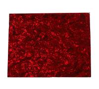 Guitar Pickguard PVC Celluloide Unbreakable Scratch Cover Cover Peplate Plate de placa para la guitarra de bajo eléctrico Protección de protección Durable Accesorio (Perla roja)