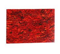 Guitar Pickguard PVC Celluloide Unbreakable Scratch Cover Cover Peplate Plate de placa para la guitarra de bajo eléctrico Protección de protección Durable Accesorio (Armadura roja)