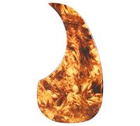 Guitar Pickguard | Self - Adhesive PVC Guard Helps Avoid Scratches/Dents/Damage | Decorative Comma Shape for Acoustic Guitars | Easy Installation Replacement