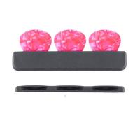 Guitar Picks Holder, Plectrums Organizer Box, Sturdy Picks Storage Container with Easy Paste Design, Acoustic Electric Bass Ukulele Accessory with Compact Feature, Music Tool for Guitar Players