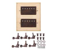 Guitar Pickup Kit Set, Recambio Para Guitarra Estilo LP, Latón Antiguo - Sonido Sólido y Clara, Sin Ruido, Ideal para Música Profesional