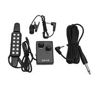 Guitar Pickup para acústica con 12 agujeros de sonido, Control de Volumen y Micrófono integrado - Amplificación clara y bajo ruido, fácil instalación para músicos aficionados y
