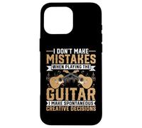 Guitar Player - I Don't Make Mistakes When I Playing Guitar Carcasa para iPhone 16 Pro MAX