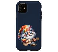 Guitar Playing Hippie GNOME For Women and Mom Peace Sign Carcasa para iPhone 11