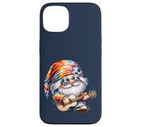 Guitar Playing Hippie GNOME For Women and Mom Peace Sign Carcasa para iPhone 13