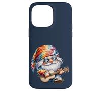 Guitar Playing Hippie GNOME For Women and Mom Peace Sign Carcasa para iPhone 14 Pro MAX
