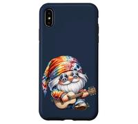 Guitar Playing Hippie GNOME For Women and Mom Peace Sign Carcasa para iPhone XS MAX