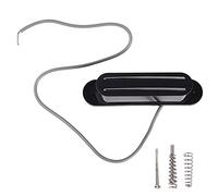 Guitar Rails Hot Rails Professional Grado de bajo ruido de alto ruido marco de metal negro de sonido para guitarra eléctrica mandolina y más 3.54 x 0.79 x 0.97 pulgadas