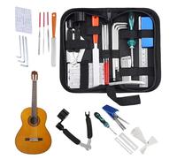 Guitar Repair Kit - 25 Piece Multifunctional Maintenance Tool Set, Professional Luthier Gear For String Changes, Versatile Musical Instrument Repair, For Practice Travel Studio Stage Performance