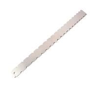 Guitar Ruler Tool, Fretboard Gauge, cuello recto Edge, doble escala Notched Stainless Steel for Luthier Setup Checks, String Action Allignment for Fretboard Repairs, 16,5"