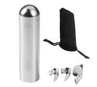 Guitar Slide - Stainless Steel Smooth Ergonomic Grip | 9.5x2.5cm Electric Guitar Slide Bar | For Blues Music Playing Stage Performance Home Recording Band Rehearsal