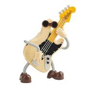 Guitar Statue - Artistic Abstract Decor, Small Handmade Resin Ornament, Modern Musical Model Figurine, Elegant Display Sculpture | Stylish Desk Decoration for Boys Girls Students Home Studio TV Stand