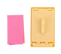 Guitar String Care Tool | Ergonomic Felt Scrubber for Acoustic/Electric/Bass | Removes Grime & Preserves Tone, Extends String Life (Yellow)