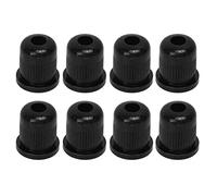 Guitar String Ferrules 8PCS Set | Alloy Replacement Parts for Bass/Guitar Body | Compact Through - Body Buckle, Tarnish & Abrasion Resilient (Negra)