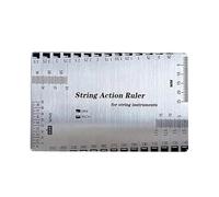 Guitar String Heighing Gauge, String Action Gauge, herramienta de medición de acero inoxidable para guitarras - Lineer de acción de precisión para una configuración rápida de bajos para mandolina y