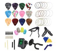 Guitar Strings String String String Winder Bridge Pins Finger Picks Guitar Accessories Toolset Inclusive Guitar Picks Capos Tuner