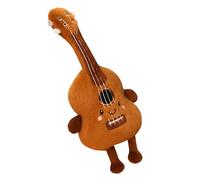Guitar Stuffed Toy, lindo Plush Guitar, 14,96 in Charming Design, Soft & Huggable, Adorable Desktop Ornament for Women, Girlfriend, Wife, Adolescentes, Adults, Bedroom Decor, Table Display, Playtime