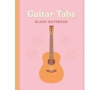 Guitar Tabs Notebook: 120 Pages of Blank Guitar Tabs for Music Students | Pastel Pink Edition