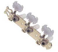 Guitar Tech gt415 tallada vertebral Botones para guitarra clásica color blanco nacarado