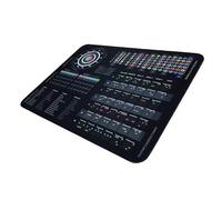 Guitar Theory - Alfombrilla para mouse (35 x 25 cm y 80 x 30 cm), acordes, escalas, notas de diapasón, círculo de quintos, alfombrilla de escritorio para diestros, versión LED opcional (regular (250 x