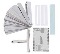 Guitar Tool Set Including Sander Radius Gauge, String Action Ruler Fingerboard Guards for Guitar and Bass Setup