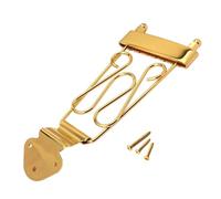 Guitar Trapeze Tailpiece - 6 String Bridge Performance | Steel Alloy Replacement Part with Adjustable Tension, Easy Installation for Stage Recording Practice and Repair Accessories