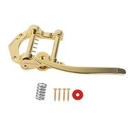 Guitar Tremolo Tailpiece | Vibrato for SG/LP/Jazz Guitars | Copper Replacement Bridge with Adjustable Handle | 150mm Length, 472g Weight (Oro)