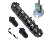 Guitar Tune Bridge, Adjustable Tune Bridge, 3,94 x 3,15 x 0,79 pulgadas, Easy Installation, Stringed Instruments, Electric Parts with 2 Wrenches for Beginners, Musicians, Music Lovers