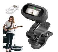 Guitar Tuner, Digital Electronic Tuner, Quick and Accurate String Instrument Tuning Tool with Large Clear LCD Display, Portable Travel Accessory for Electric Guitar, Bass, Acoustic