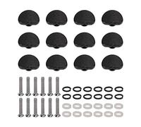 Guitar Tuner Machine Head Buttons Plastic Tuning Peg Button Electric Guitars Replacement Set (Semicircle)