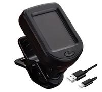 Guitar Tuner String Instruments, Clip On Electric Tuner, 1.18x1.77x1.77 Inch, 360-Degree Rotating Display, Accurate and Fast, Versatile Tuning Tool for Guitar, Bass, Ukulele