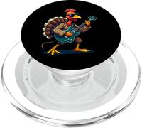 Guitar Turkey Thanksgiving Turkey Funny Guitar Turkey PopSockets PopGrip para MagSafe