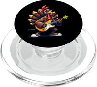 Guitar Turkey Thanksgiving Turkey Funny Guitar Turkey PopSockets PopGrip para MagSafe