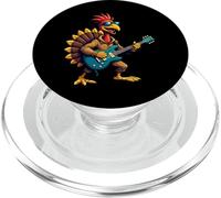Guitar Turkey Thanksgiving Turkey Funny Guitar Turkey PopSockets PopGrip para MagSafe