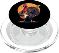 Guitar Turkey Thanksgiving Turkey Funny Guitar Turkey PopSockets PopGrip para MagSafe