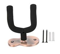 Guitar Wall Mount Holder | Sponge Protective Support Bracket for Guitar/Bass/Banjo | U - Shaped Design with Mounting Screws & Anchors (Purple Bronze)